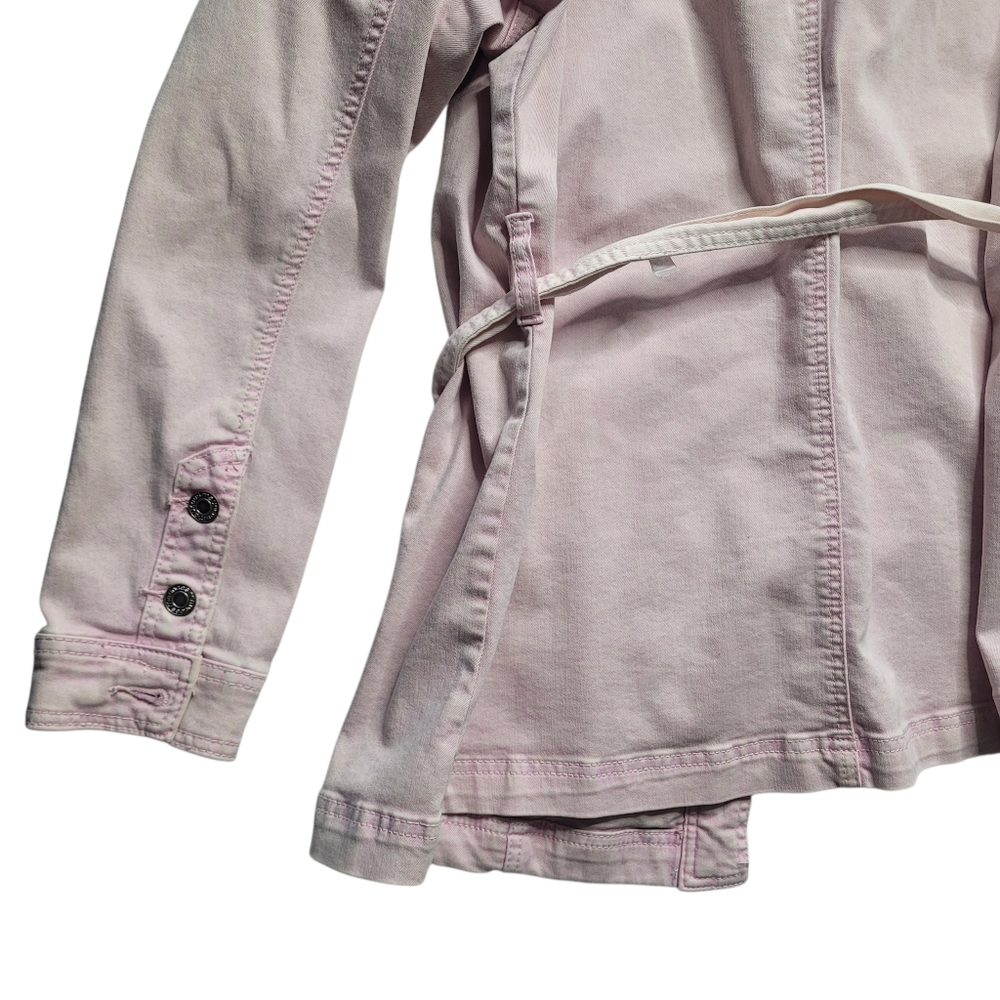 Maurice's Pink Denim-like Long Jacket XXL - Picture 5 of 6